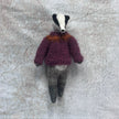 Dachs mit Pullover